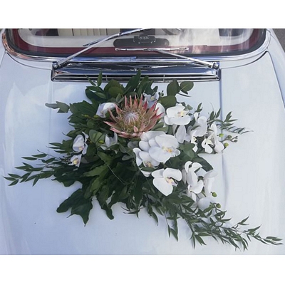 Dekorowanie kwiatami auta, samochodu